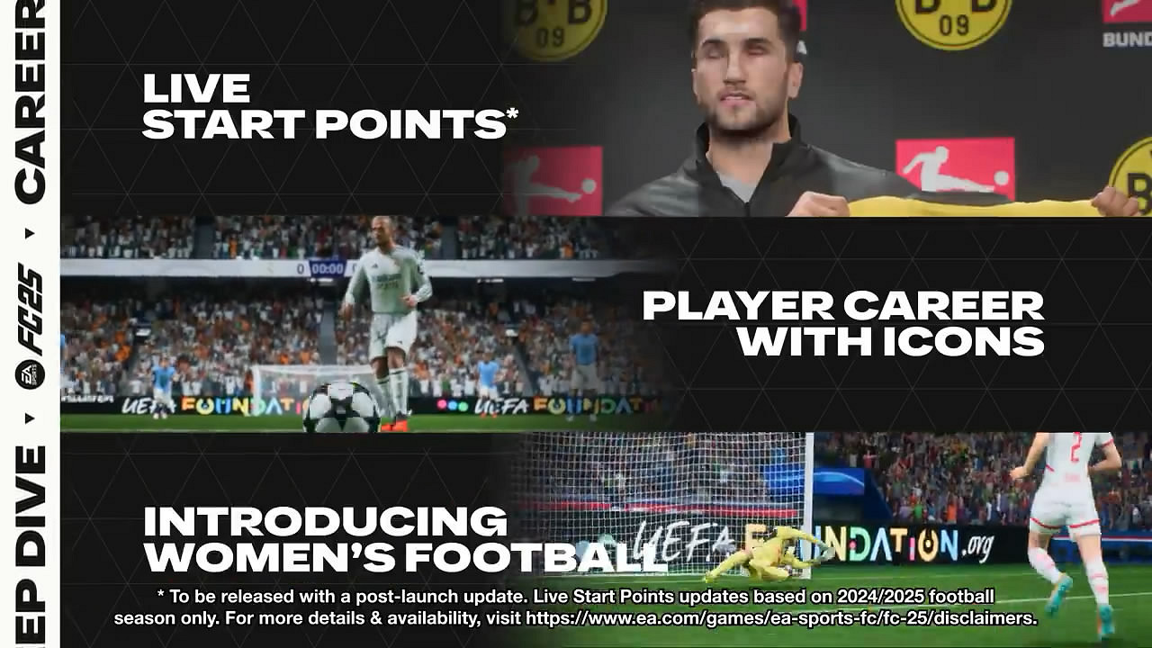 《EA Sports FC 25》職業生涯模式 深度解析預告片！