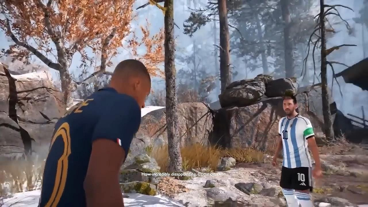 《戰神4》Mod搞笑影片 姆巴佩和梅西一決高下 《戰神4》Mod搞笑影片 姆巴佩和梅西一決高下