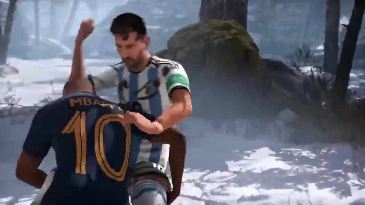 《戰神4》Mod搞笑影片 姆巴佩和梅西一決高下 《戰神4》Mod搞笑影片 姆巴佩和梅西一決高下