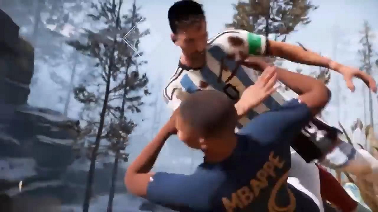 《戰神4》Mod搞笑影片 姆巴佩和梅西一決高下 《戰神4》Mod搞笑影片 姆巴佩和梅西一決高下