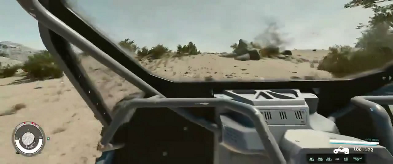 超寬屏帶感!《星空》“地面載具”更新 實機畫面泄露