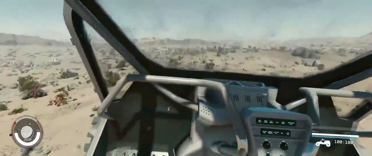 超寬屏帶感!《星空》“地面載具”更新 實機畫面泄露