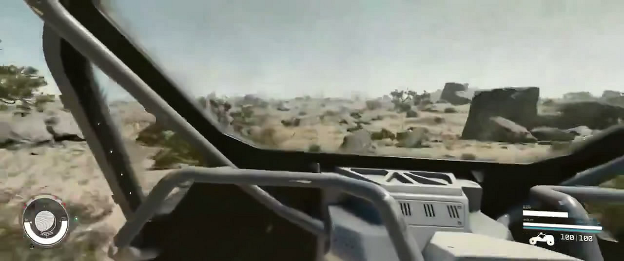 超寬屏帶感!《星空》“地面載具”更新 實機畫面泄露