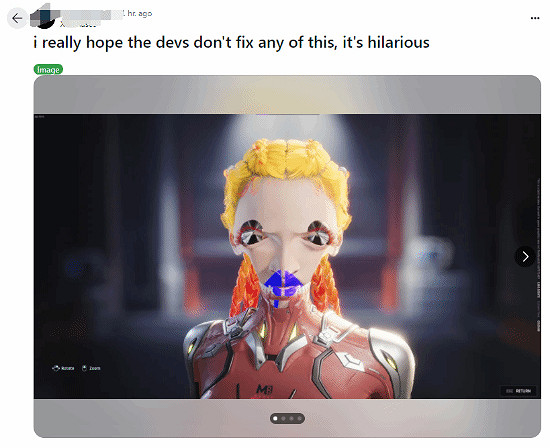 《解限機》測試第二階段開啟，玩家創意捏臉引發熱議