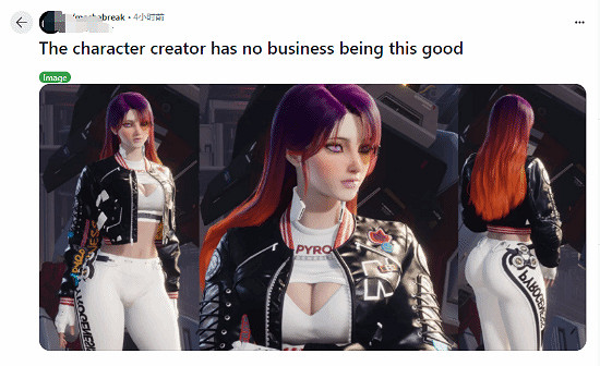 《解限機》測試第二階段開啟，玩家創意捏臉引發熱議