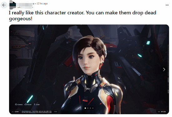 《解限機》測試第二階段開啟，玩家創意捏臉引發熱議