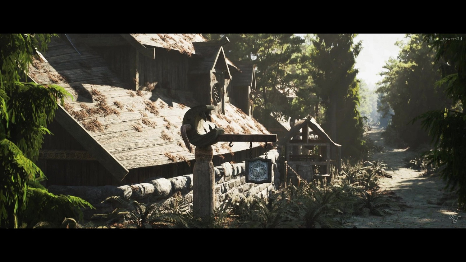 粉絲自製虛幻5《上古卷軸5》佛克瑞斯城場景 粉絲自製虛幻5《上古卷軸5》佛克瑞斯城場景