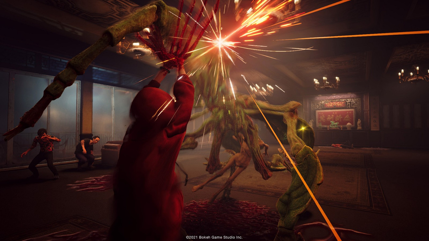 恐怖遊戲《野狗子》全新截圖 詭異紅色面具人 恐怖遊戲《野狗子》全新截圖 詭異紅色面具人