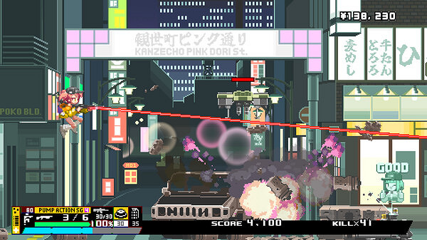 2D射擊動作遊戲:《Nitro Express》確定明年進行發售 2D射擊動作遊戲:《Nitro Express》確定明年進行發售