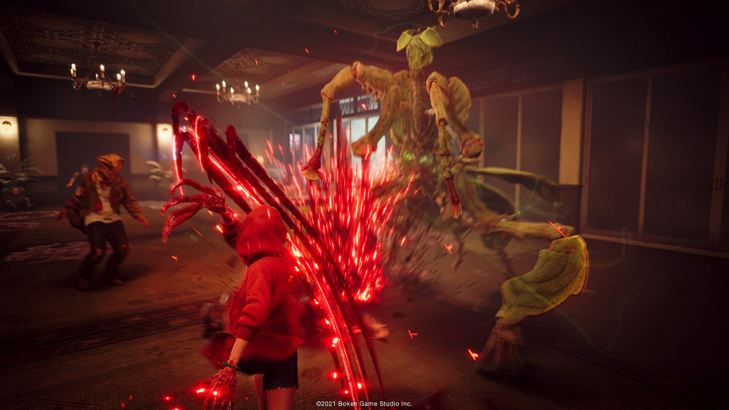 恐怖遊戲《野狗子》全新截圖 詭異紅色面具人 恐怖遊戲《野狗子》全新截圖 詭異紅色面具人