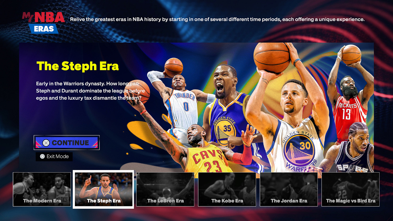 《NBA 2K25》MyNBA模式新增庫裡時代 並在PS5、XBSX|S和PC上推出MyGM