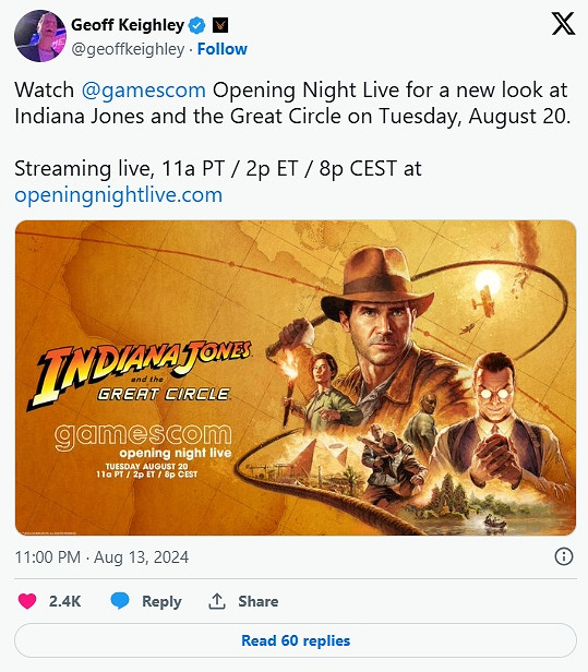 《古老之圈》印第安納·瓊斯將以新面貌亮相科隆展！