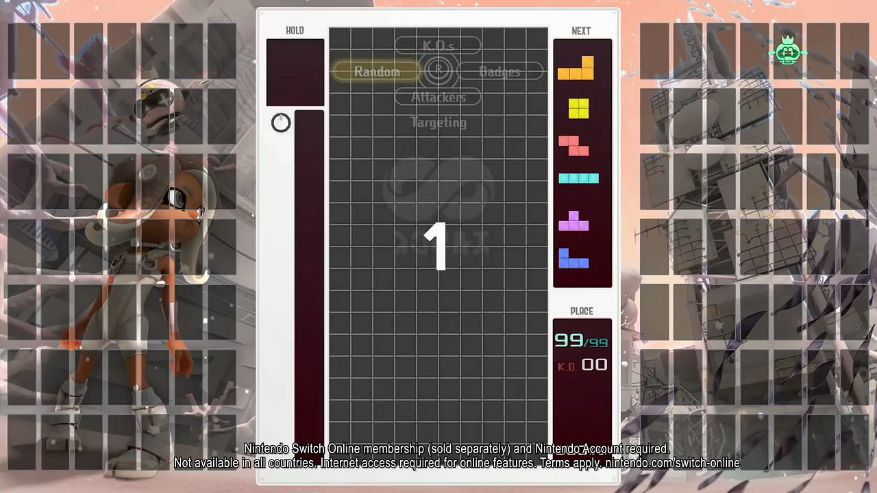 《俄羅斯方塊99》連動《斯普拉遁3 秩序篇》現已開啟