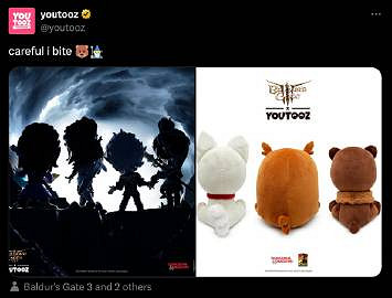 《柏德之門3》新周邊發布 由收藏品 公司Youtooz製作