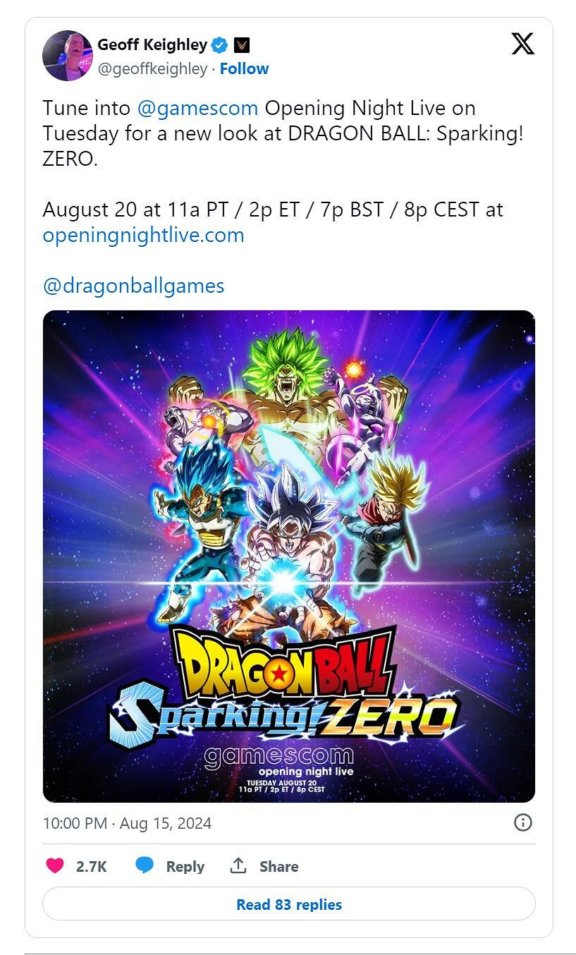 又添一作!《七龍珠 電光炸裂!ZERO》確認參加科隆展! 又添一作!《七龍珠 電光炸裂!ZERO》確認參加科隆展!