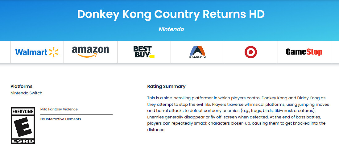 《大金剛國度:歸來HD》獲得ESRB評級!適合所有玩家 《大金剛國度:歸來HD》獲得ESRB評級!適合所有玩家