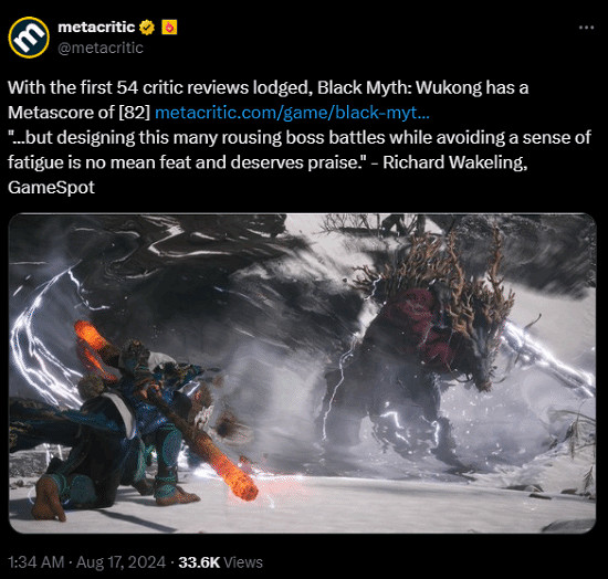 《黑神話:悟空》評分爭議 玩家對公正性及PS5版存疑 《黑神話:悟空》評分爭議 玩家對公正性及PS5版存疑