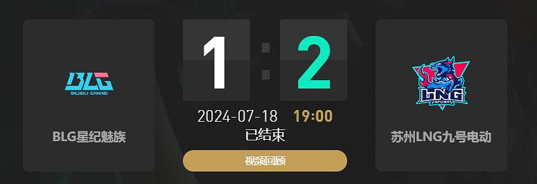 《lol》夏季賽組內賽BLG vs LNG賽況介紹