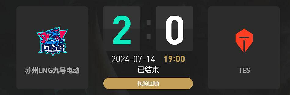 《lol》夏季賽組內賽LNG vs TES賽況介紹