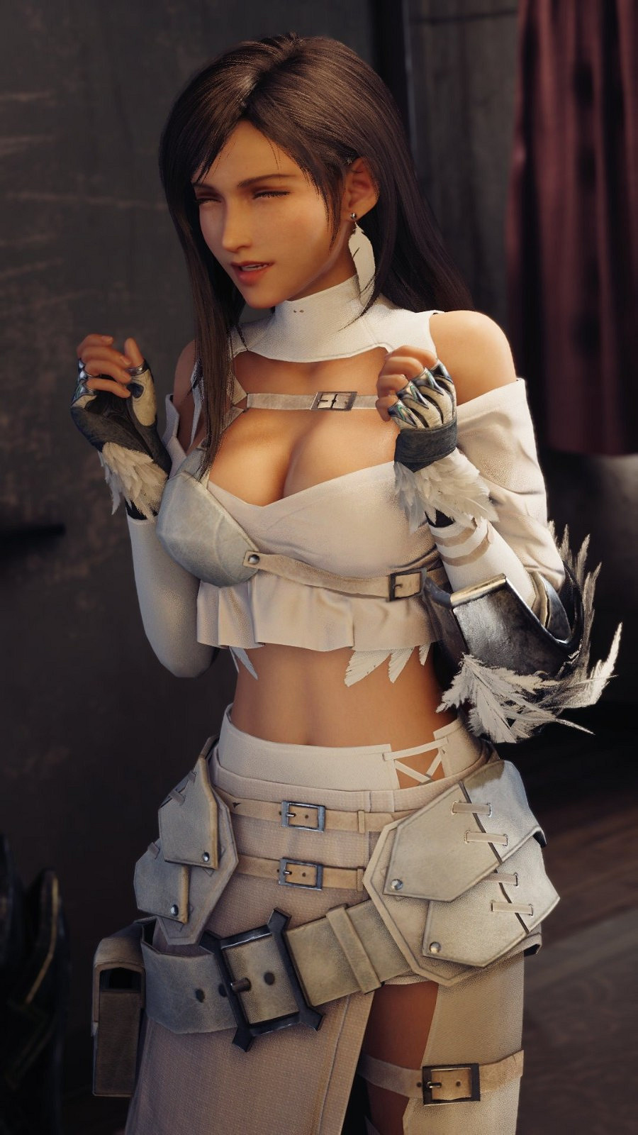 《太空戰士7:重製版》天使蒂法Mod將上線 太美了 《太空戰士7:重製版》天使蒂法Mod將上線 太美了