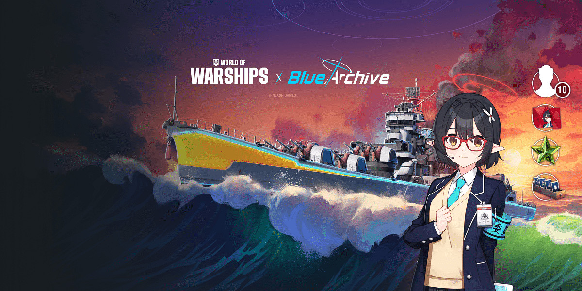 《戰艦世界》X《蔚藍檔案》第一波連動合作登場 《戰艦世界》X《蔚藍檔案》第一波連動合作登場