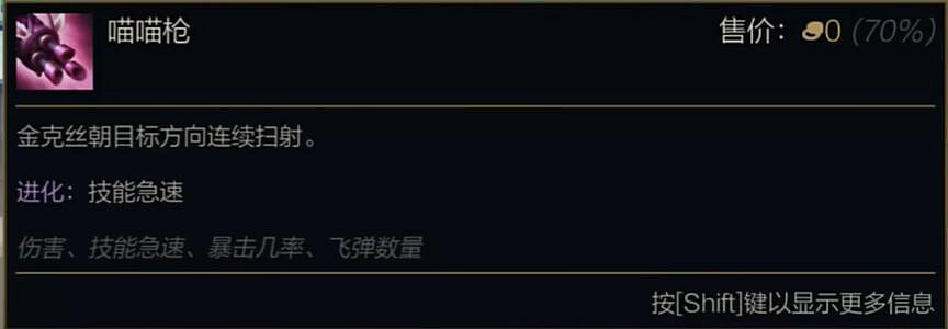 《英雄聯盟》無盡狂潮金克絲技能搭配攻略