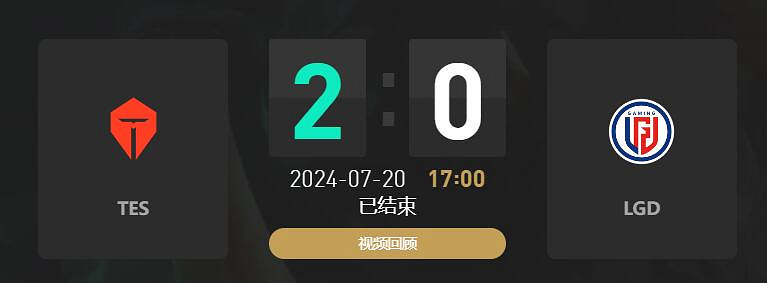 《lol》夏季賽組內賽TES vs LGD賽況介紹