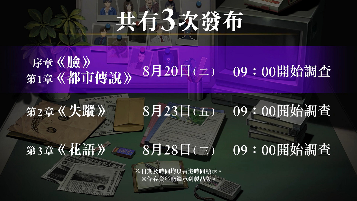 《Famicom偵探俱樂部：笑臉男Emio》將推出體驗版