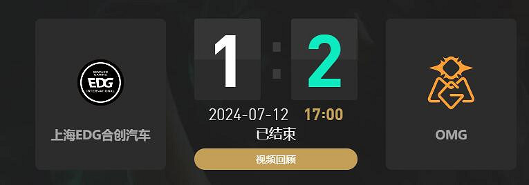 《lol》夏季賽組內賽EDG vs OMG賽況介紹