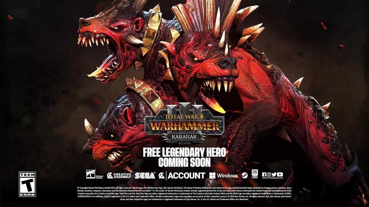 《全軍破敵：戰鎚3》免費英雄地獄犬預告 上線日期待定