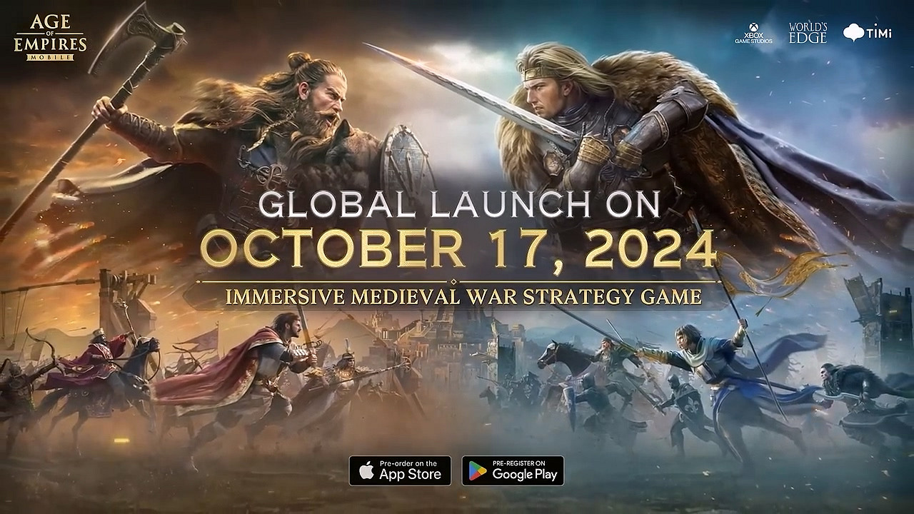 《世紀帝國手遊》10月17日發售 確認參加科隆遊戲展 《世紀帝國手遊》10月17日發售 確認參加科隆遊戲展