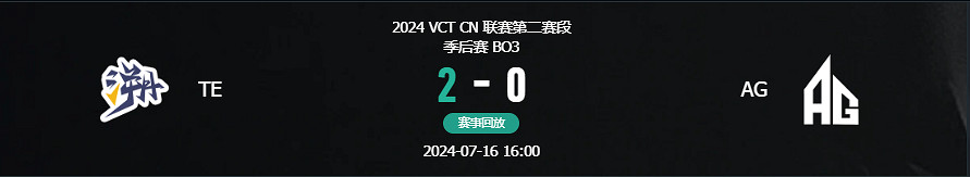 《特戰英豪》vct第二賽段TE vs AG影片介紹