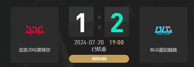 《lol》夏季賽組內賽JDG vs BLG賽況介紹