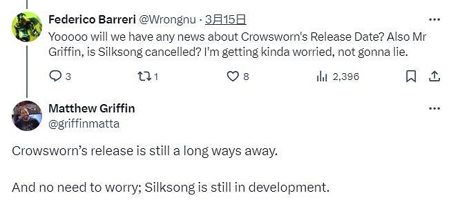 公布五年之後 開發商稱《空洞騎士：絲綢之歌》仍在開發中