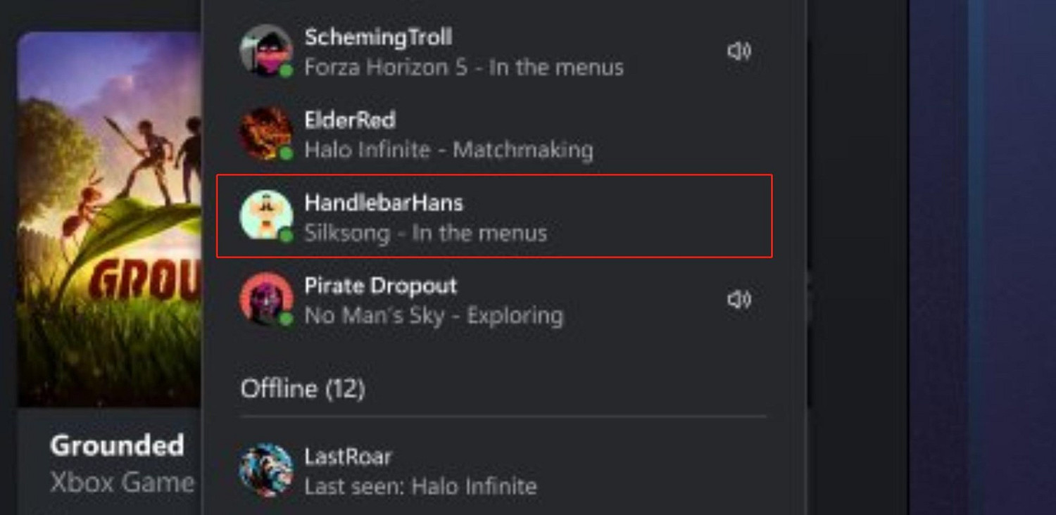 已經有人玩上了?Xbox宣傳圖出現《空洞騎士:絲綢之歌》 已經有人玩上了?Xbox宣傳圖出現《空洞騎士:絲綢之歌》