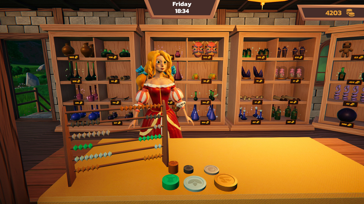 休閒經營模擬遊戲《鍊金術師商店模擬器》現已在斯特安平台推出試玩Demo