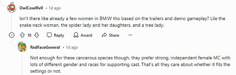 外媒稱《黑神話》缺乏多樣性 網友:看來是猴子不夠黑 外媒稱《黑神話》缺乏多樣性 網友:看來是猴子不夠黑