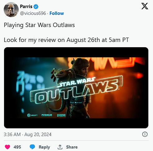 《星際大戰:亡命之徒》媒體評測將在8月26日公布! 《星際大戰:亡命之徒》媒體評測將在8月26日公布!