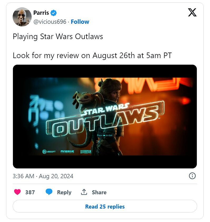 《星際大戰:亡命之徒》評論將於8月26日開放 《星際大戰:亡命之徒》評論將於8月26日開放