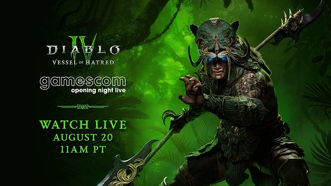 《暗黑破壞神4：仇恨之船》將參加科隆展開幕夜直播！