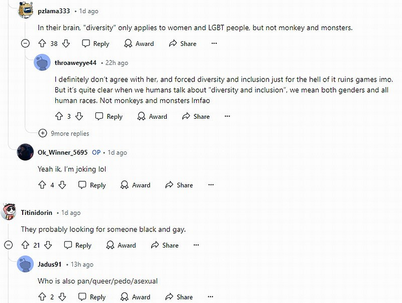 外媒稱《黑神話》缺乏多樣性 網友:看來是猴子不夠黑 外媒稱《黑神話》缺乏多樣性 網友:看來是猴子不夠黑