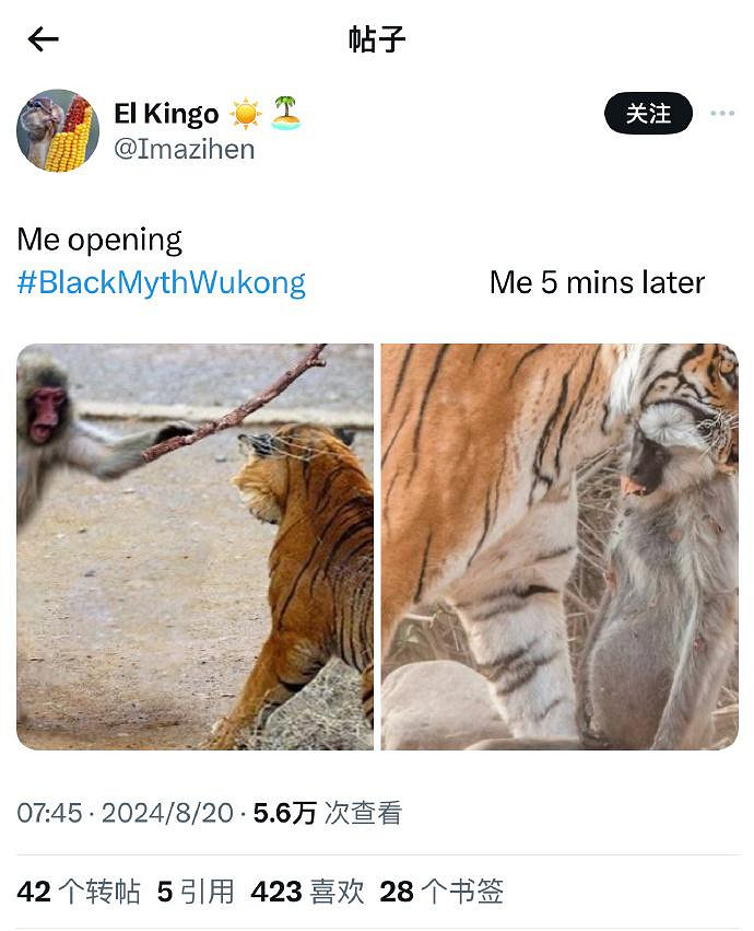 《黑神話:悟空》大戰虎先鋒!三拳打碎了我的大聖夢 《黑神話:悟空》大戰虎先鋒!三拳打碎了我的大聖夢