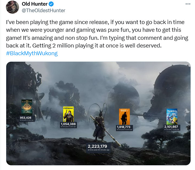 國外網友曬《黑神話》梗圖:悟空直面Steam四大天王! 國外網友曬《黑神話》梗圖:悟空直面Steam四大天王!