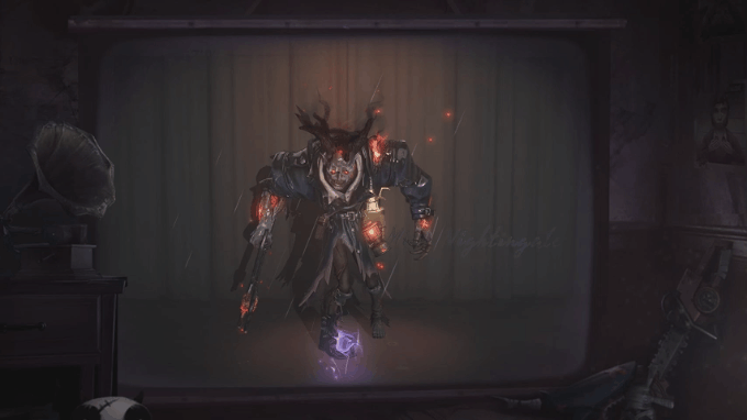 第五人格跛腳羊皮膚灰雲動態展示