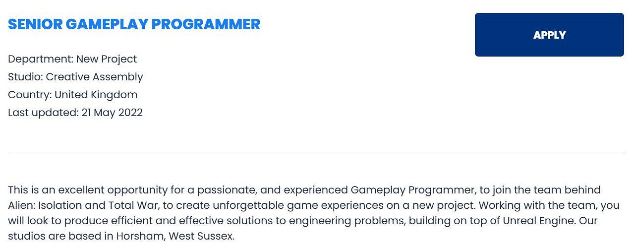 《全軍破敵》開發商CA正在用虛幻5引擎打造新作 《全軍破敵》開發商CA正在用虛幻5引擎打造新作