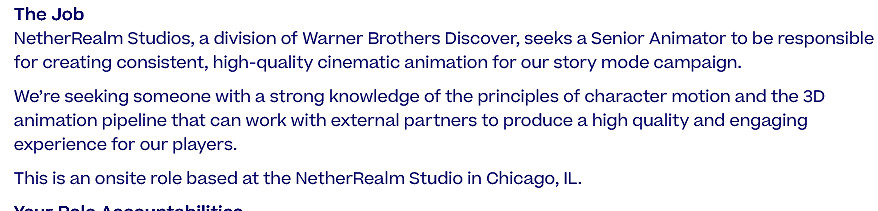 《真人快打》開發商招聘顯示新作 包含“高品質戰役”