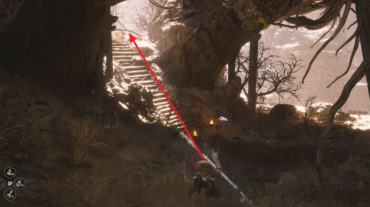 《黑神話悟空》黃風嶺打坐點位置 《黑神話悟空》黃風嶺打坐點位置