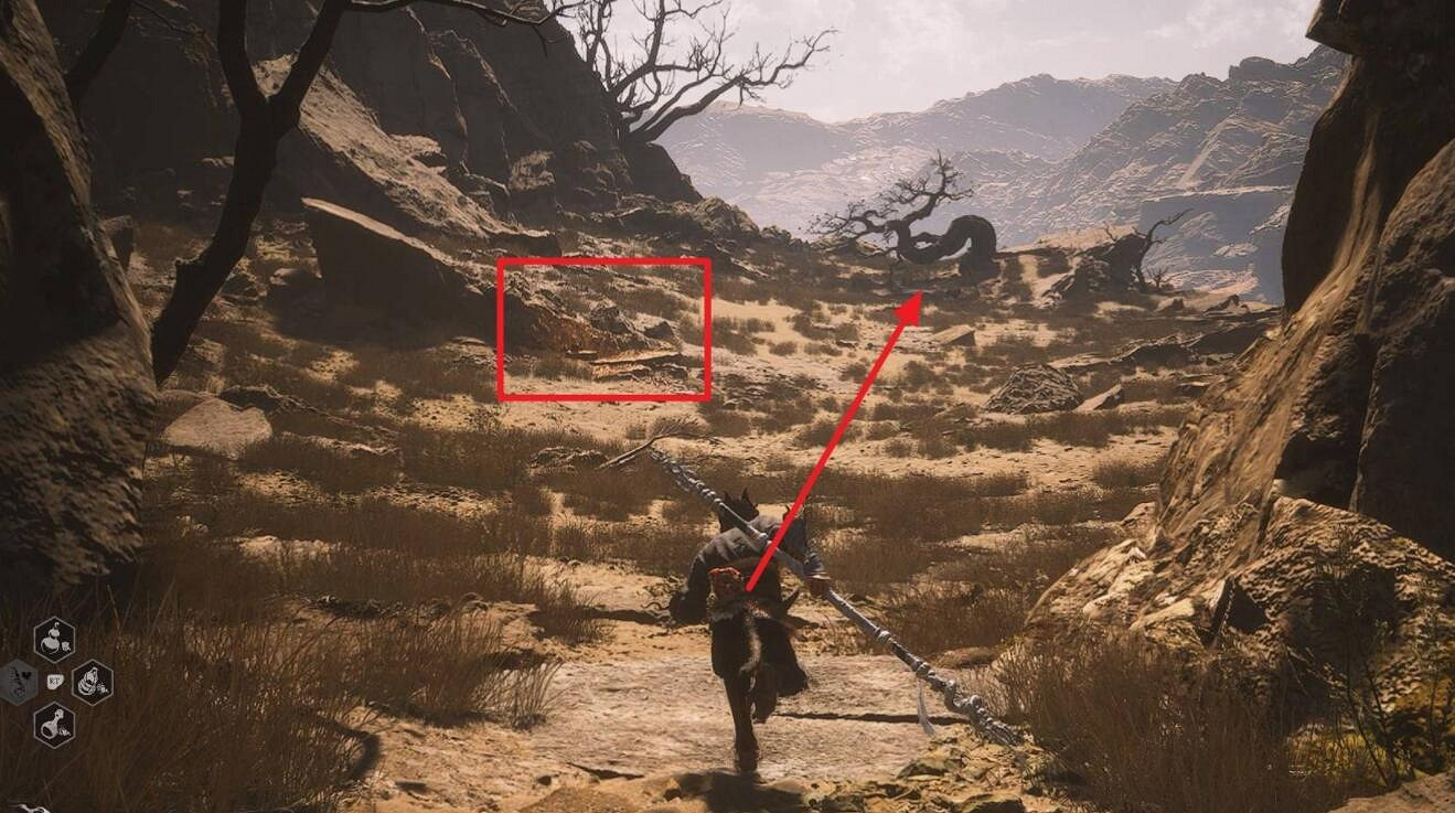 《黑神話悟空》黃風嶺打坐點位置 《黑神話悟空》黃風嶺打坐點位置