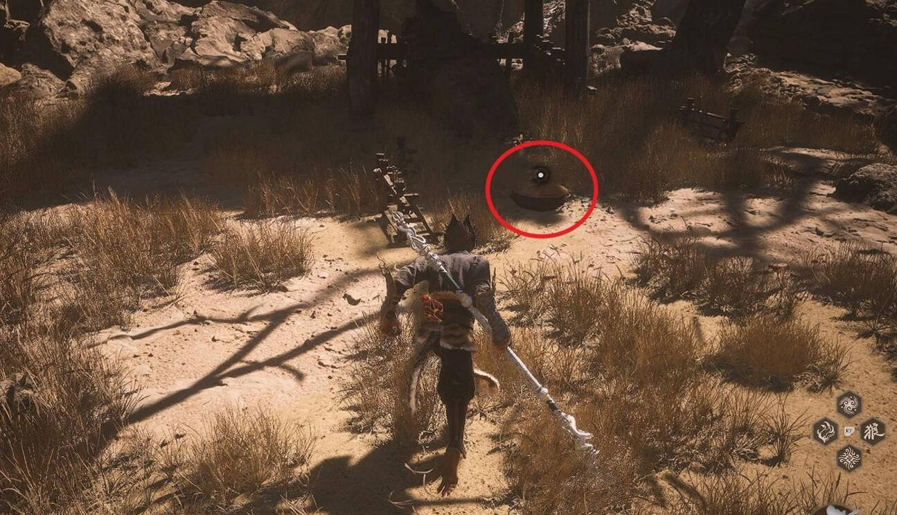 《黑神話悟空》黃風嶺打坐點位置 《黑神話悟空》黃風嶺打坐點位置