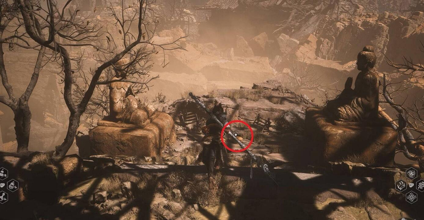 《黑神話悟空》黃風嶺打坐點位置 《黑神話悟空》黃風嶺打坐點位置